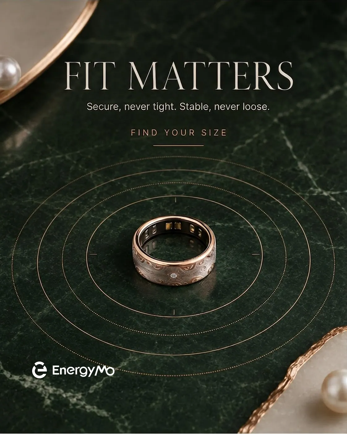 Ein Smart Ring sollte sich natürlich anfühlen.