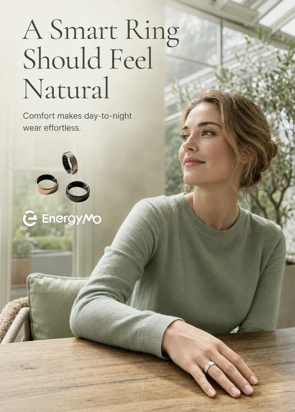 Ein Smart Ring sollte sich natürlich anfühlen.