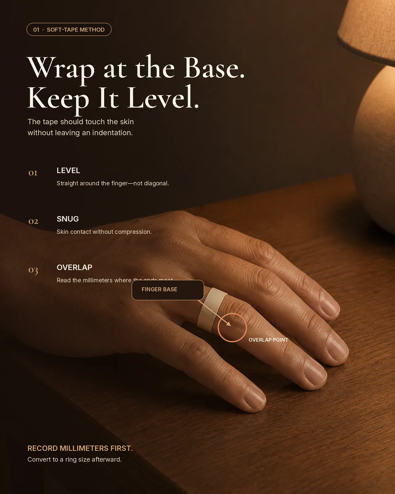 Always ending up with a ring that feels too loose or too tight? One millimeter may be the reason.